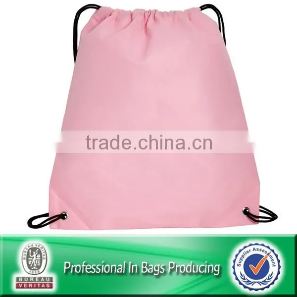 Cheap Recycled 210d Polypropylene Cheap Blank Drawstring Bags photo-2