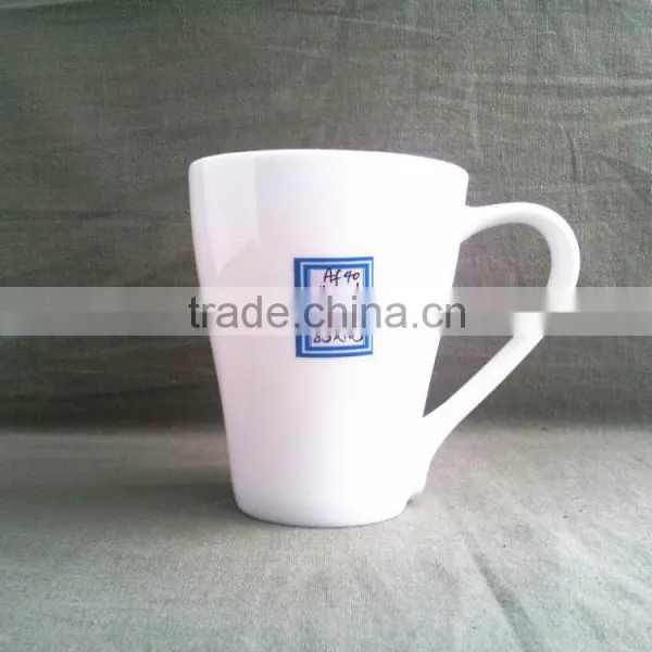 White Ceramic Bone China Ceramic Coffee Mug With Handle photo-5