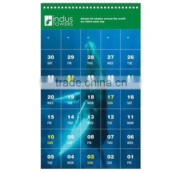 Big Size Wall Calendar Printing