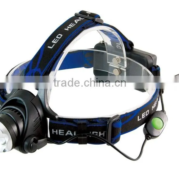 High Power Adjustable Zoom Headlight 400LM Rechargeable Zoom Led Head Lamp photo-5