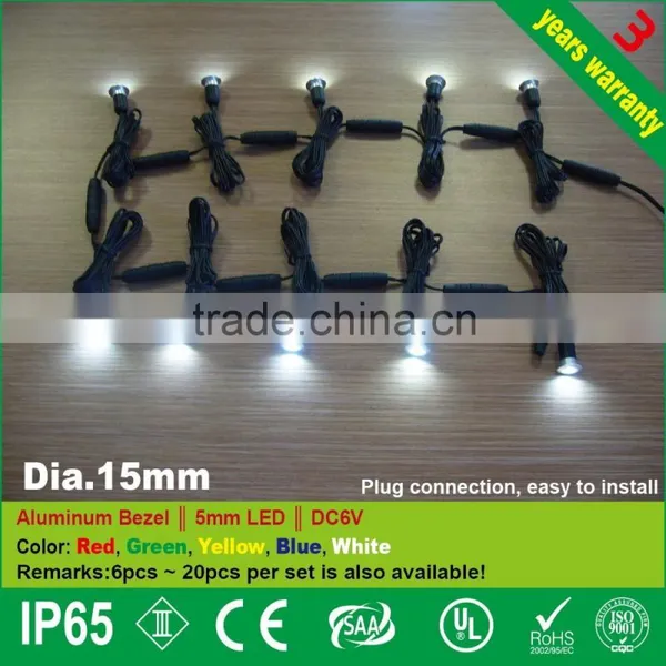 IP65 15mm led deck lighting / under deck lighting / recessed led deck light