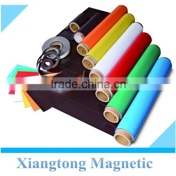 Flexible Isotropic Extruded Magnetic Vinyl Roll Rubber Magnetic Adhesive Roll/rubber Magnet in Roll photo-3
