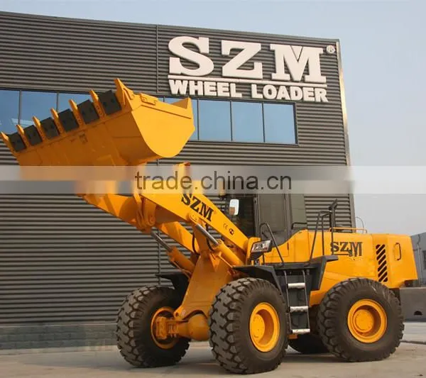 Heavy Construction Equipment 5 Ton SZM 956 ZL50 Chinese Wheel Loader With Hydraulic Transmission photo-5