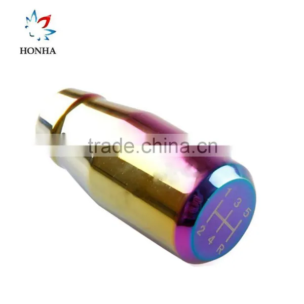 High Quality Universal Neo Chrome Aluminum Five Six Speed Shift Racing Car Gear Lever Knobs Quality Choice photo-5