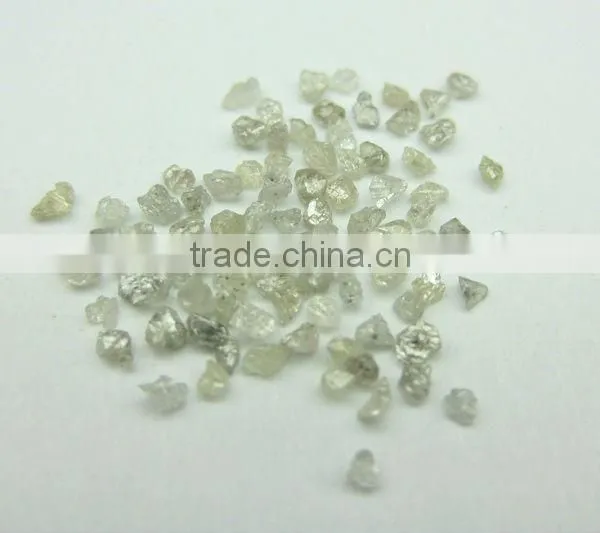 White, Gray Industrial Grade Rough Diamond Very Small Size photo-2