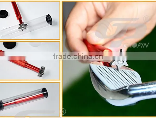 Golf Iron Wedge Novelty Golf Club Cleaner,golf Club Sharpener,golf Groove Sharpener photo-3