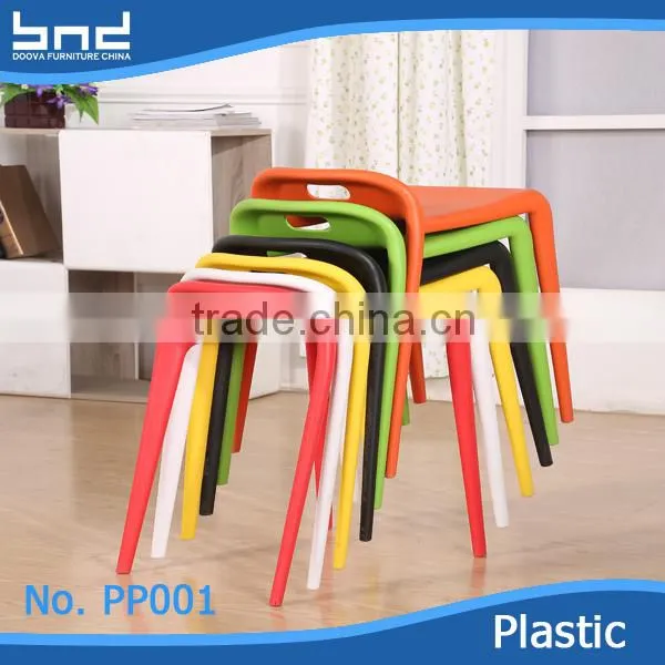 Modern Cheap Plastic Side Stool Chair Factory Price photo-4