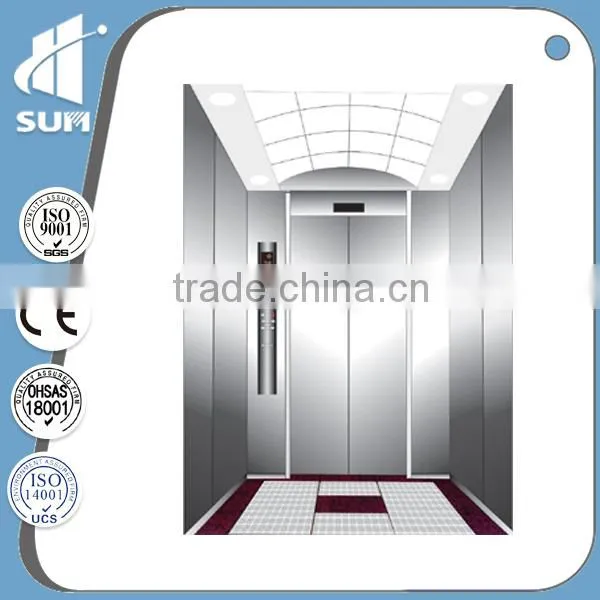 CE Certificate Big Capacity Speed 1.5m/s Building Elevator photo-2