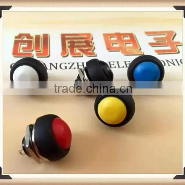 Chzjcz/Red Light Illuminated 2 Position ON-OFF SPST Round Boat Rocker Switch photo-3