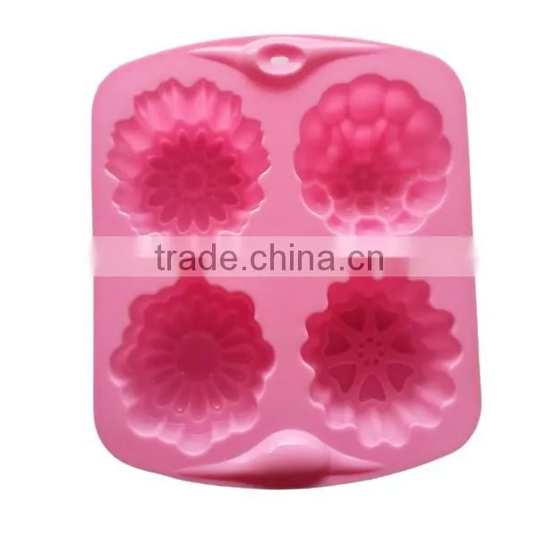 Baking Tools Flower Shaped Silicon Molds Cake Decorating photo-2