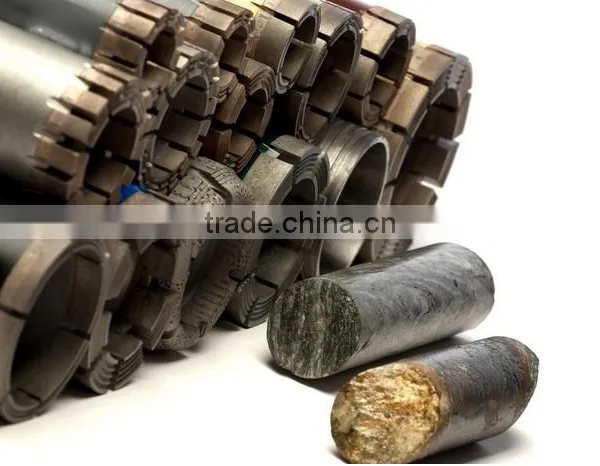 B N H P Wireline Natural Diamond Surface Set Core Bit For Broken Formation Rocks photo-2