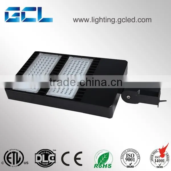 GCL 200W LED Parking Lot Low Profile Shoebox Area Security Light, ETL-Listed & DLC-Qualfied, Daylight 5000K
