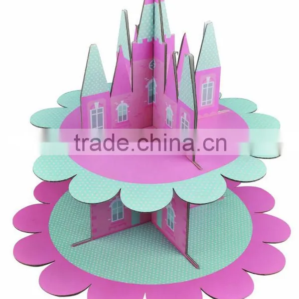 3 Tire Corrugated Paper Custom Halloween Designed Cardboard Sandwich Stand photo-6