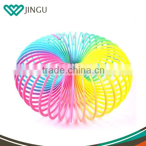 Colorful Slinky Ring Toys Sweets, Mini Rainbow Spring Candy Toy
