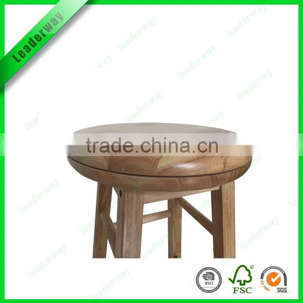 Wholesale Modern Cheap Used Rubber Wood Rotating Bar Stool photo-3