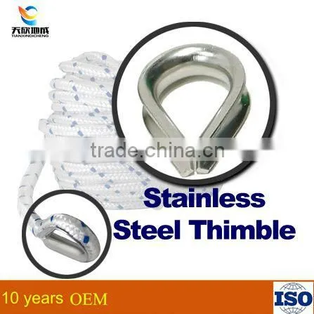 Polish Stainless Steel 316 Electrical Wire Rope Thimble