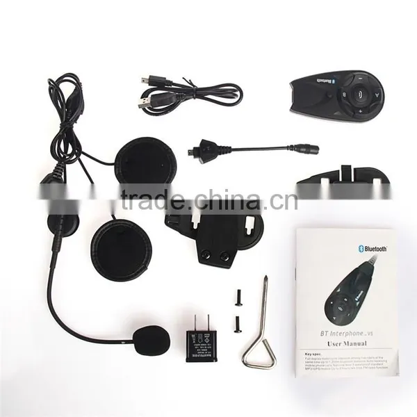 Vnetphone V5 Motorcycle Helmet Bluetooth Intercom Wireless Walkie Talkie Support 5 Persons to Talk at the Same Time photo-6