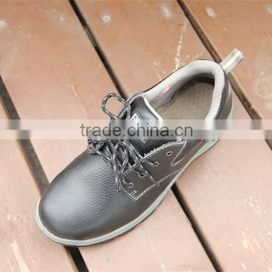 Embossed Cow Leather Insulative Work Shoes Steel Toe 6KV photo-4