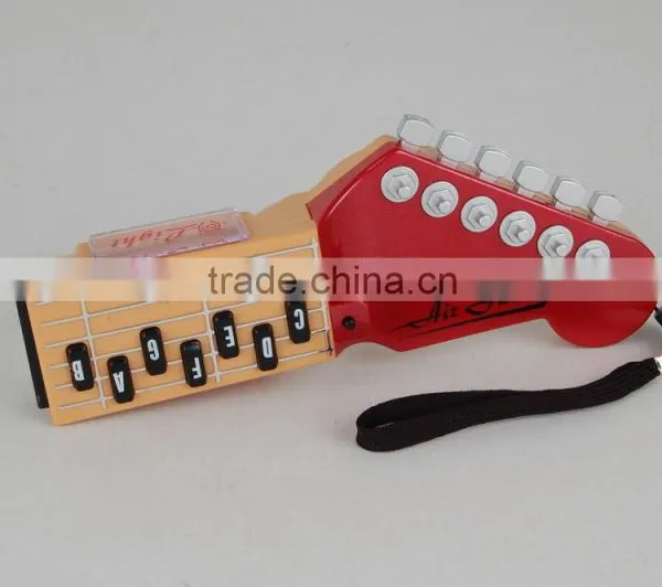 Musical Instrument Guitar Toys Cartoon Intelligence Guitar With Light.Plastic Toy Simulation 4-string Guitar Toys photo-2