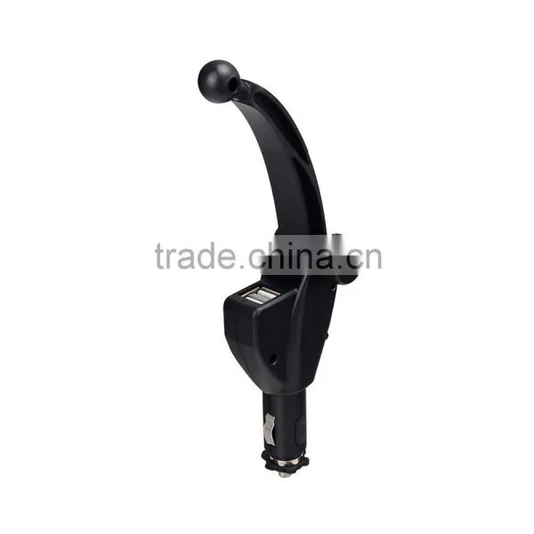 Mobile Phone Portable Double Usb Port Car Charger Dual Car Usb Charger Holder photo-5