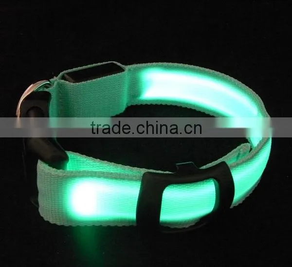 Wholesale LED Luminous Nylon Pet Dog Collar PT208 photo-6