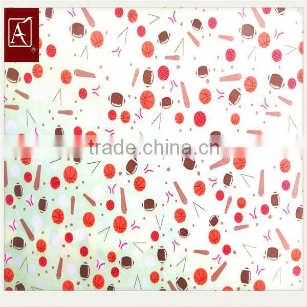Printed Polyester Satin Microfiber Peach Skin Fabric For Home Textile
