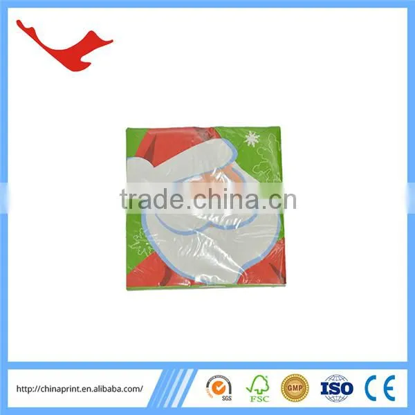 005 Colored Fold Christmas Paper Dinner Napkins photo-5