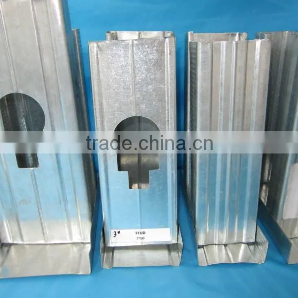 Good Sell Building Material / Light Weight Steel Profile /metal Stud Track Channel With Factory Price. photo-3
