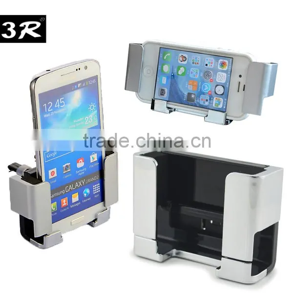 Cell phone stand clip and air vent car holder