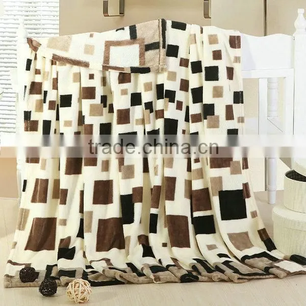 Super Soft and Warm Coral Fleece Velvet Blanket Bed Sheet Plaid Blanket Throw Bedding Blanket photo-2