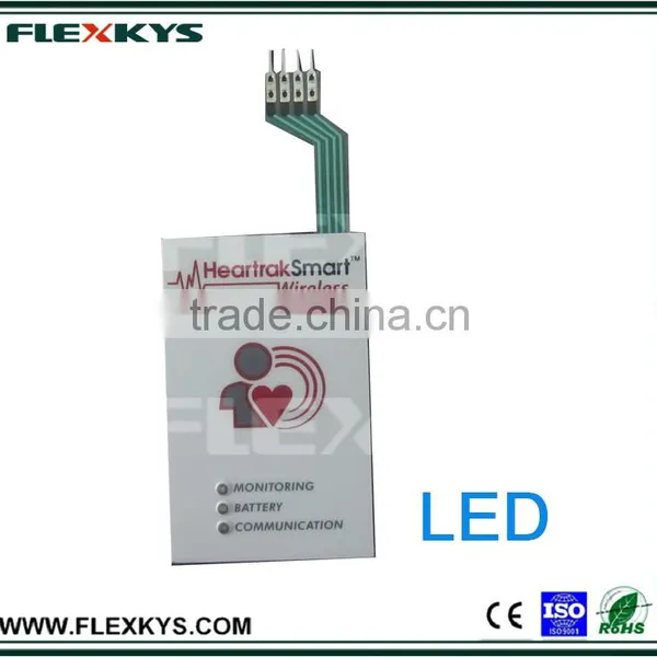 Polyester Universal Flat Membrane Keypad Switch With LED Lights photo-4