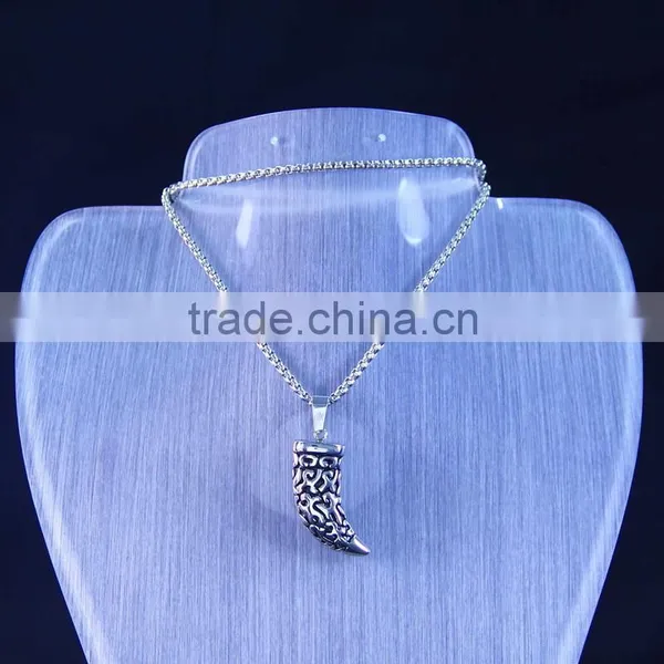 Silver Pendant Necklace Wholesale Hip Hop Jewelry photo-3