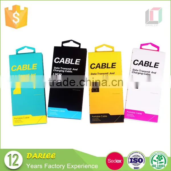 New Design Color Printed Luxurious Recyclable Data Cable Box photo-3