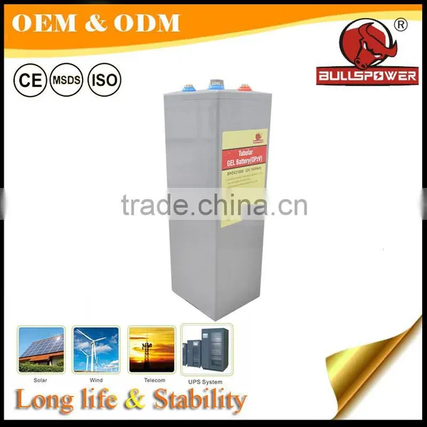 20 Years Design Life High Power Cycles 2V 1000ah OPZV Gel Solar Battery photo-6