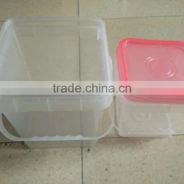 Factory Direct Supply Plastic Square Bucket 5 L Clear Plastic Square Pail Food Grade Transparent Square Bucket With Lid photo-4