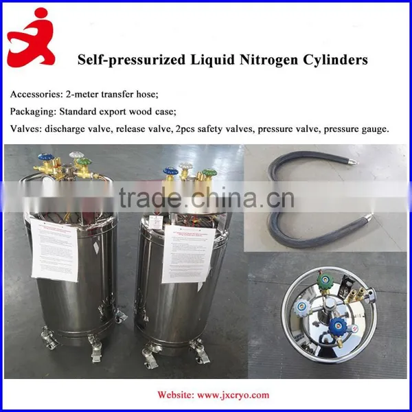 YDZ-50 50L Self-pressurized Liqud Nitrogen Storage Dewar for Cryogenic Use/liquid Nitrogen Cylinders/vessels photo-6