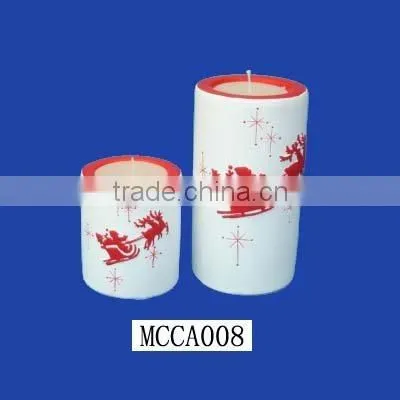 candle cup with wax