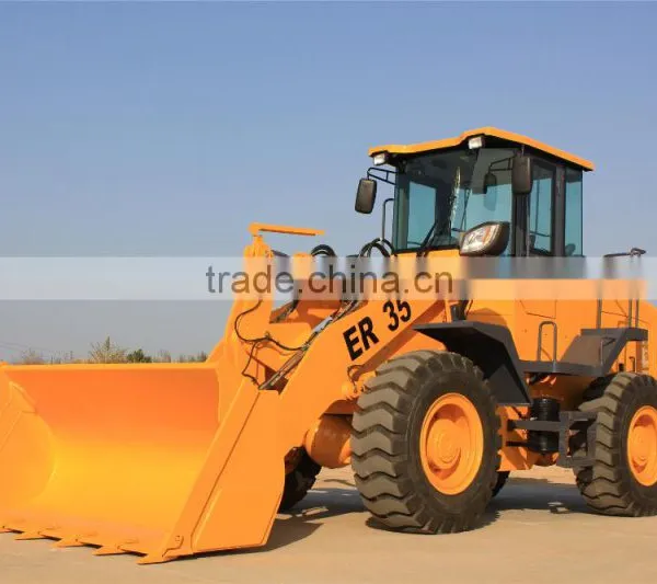 New Condition EVERUN ER35 CE 125HP 4WD Farm Tractor Front Loader Backhoe for Sale photo-3
