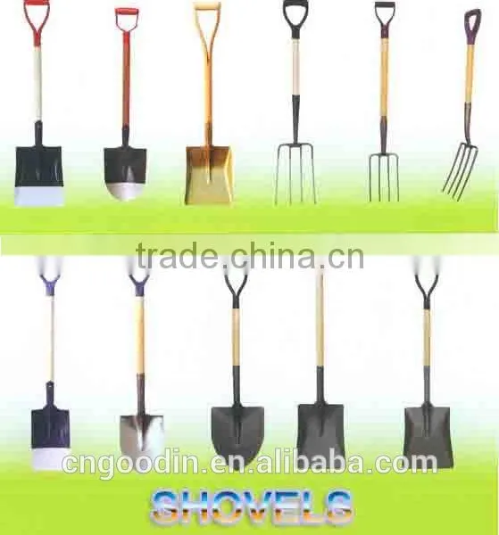 SHOVEL WITH BLACK STEEL HANDLE FARMING TOOL photo-2