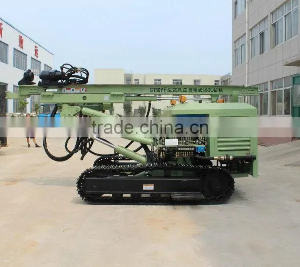 High Pressure Bore Hole Hydraulic Rock DTH Blasting Drill Rig for Mine CTQ-G150YF photo-2