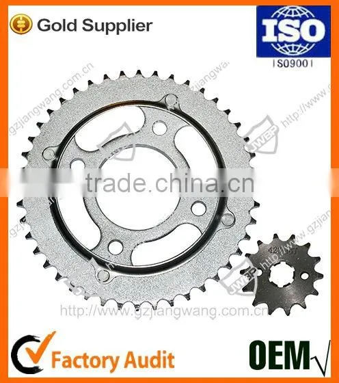 Best Quality CG125 Motorcycle Chain and Sprocket Kit photo-6