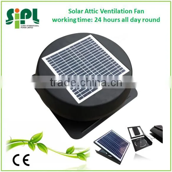 Industrial Solar Attic Exhaust Fan Air Cooling Extraction Fan photo-2