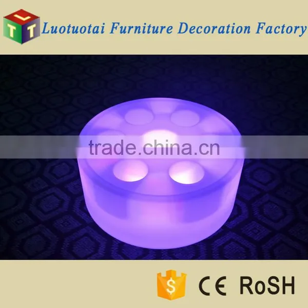 2015 Hot Sale Cheap Floating Led Plastic Wine Tray With Hole for Swimming Pool photo-3