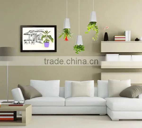 CT-457 Originality Fashion Sky Planter Hanging Plastic for Plants 9.5x9.5x13cm photo-6