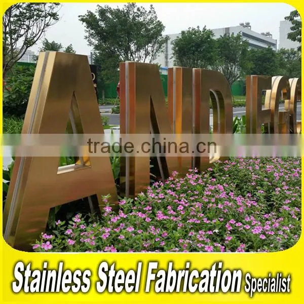 Advertising Stainless Steel Letter Signs Outdoor Signage Display photo-6