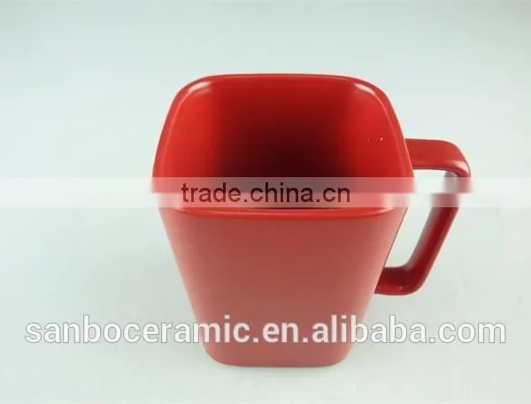 Stock Cheap Ceramic Mug, Red Glazed Mug, 500ml Ceramic Mug photo-2