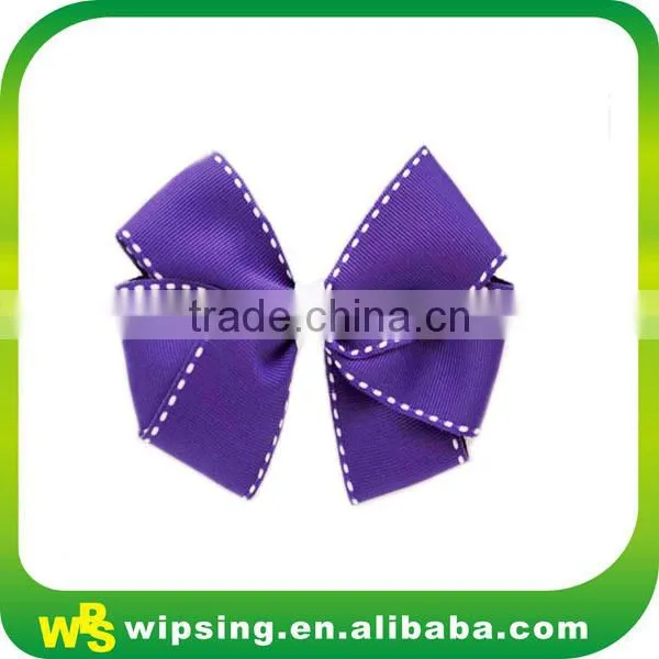 Decorative Red Polyester Grosgrain Ribbon Bow photo-5