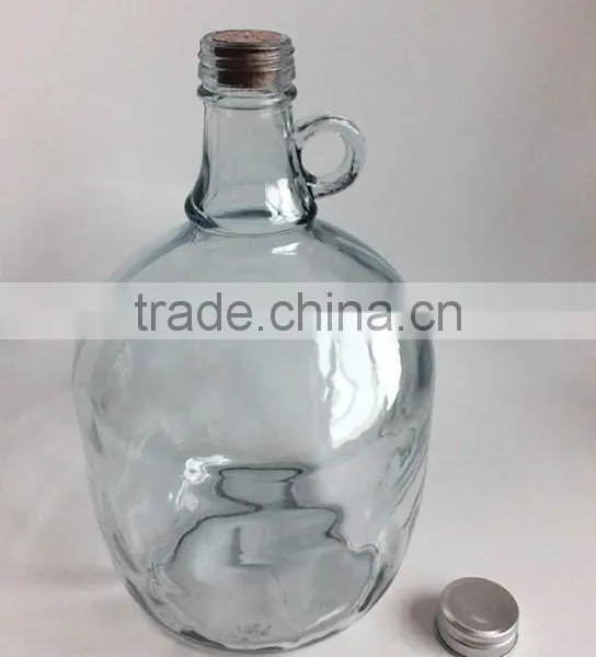 Wholesale Cheap 3L of Red Wine Glass Bottles With a Cork and Aluminum Cover,glassware photo-3