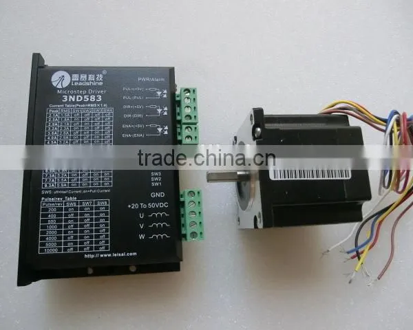 573S09 &3ND583 /3DM583 Stepper Motor and Driver for for Co2 Laser Engraving and Cutting Machine x Axis photo-3