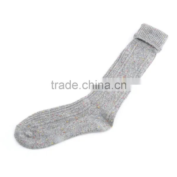 Fashion Warm Women's Dot Wool Blend Long Knee High Winter Boot Socks Women Bootie Socks New